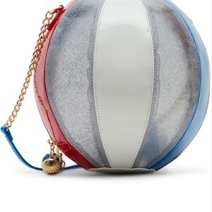 Betsey Johnson Red, Blue, and White Crossbody Bag
